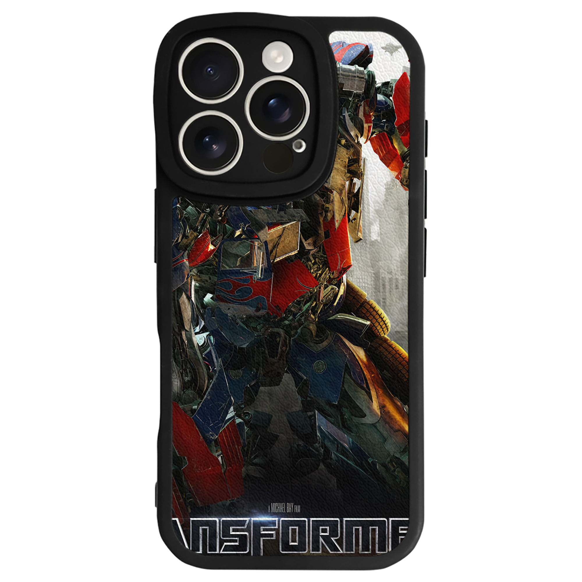 （画像用） Transformers トランスフォーマー 【iPhone 16シリーズ対応】シリコンスマホケース（レザー調） 材質：シリコン